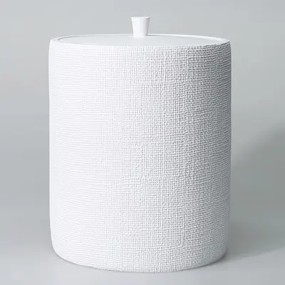 Natural Çöp Kovası Beyaz 2