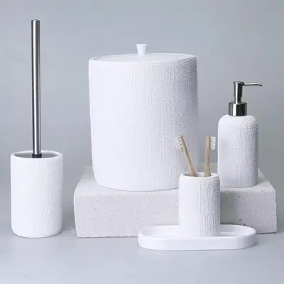 Natural Banyo Seti Beyaz 2