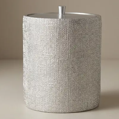 Natural Çöp Kovası Gümüş