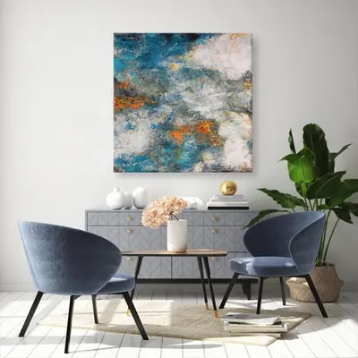 Yağlı Boya Tablo 120X120 Cm 2