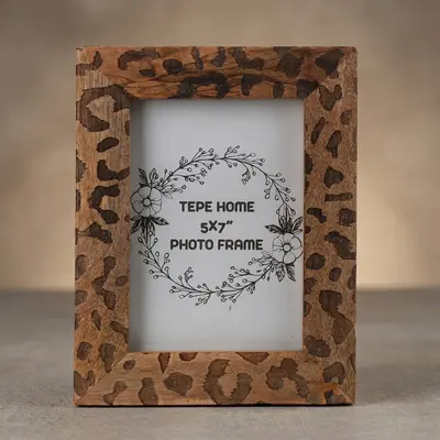 TH Natural Leopar Fotoğraf Çerçevesi 5X7