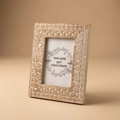 TH Baskılı Natural Fotoğraf Çerçevesi 5X7