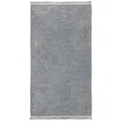 Şönil Dokuma Halı Gri 100x150 cm 2