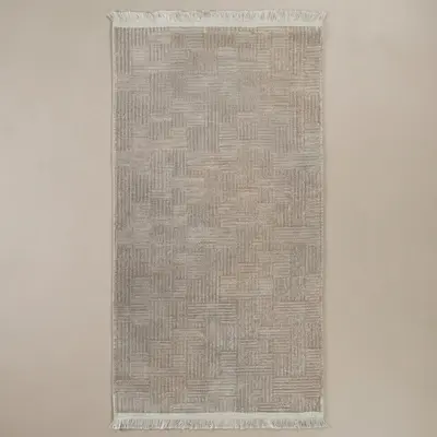Şönil Dokuma Halı Vizon 100x300 cm