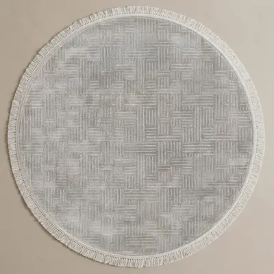 Şönil Dokuma Halı Taş 160x160 cm