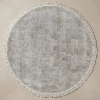 Şönil Dokuma Halı Taş 100x100 cm