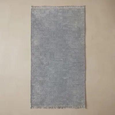 Şönil Dokuma Halı Gri 100x150 cm