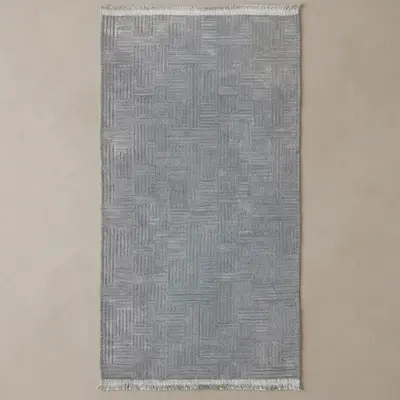 Şönil Dokuma Halı Gri 100x200 cm