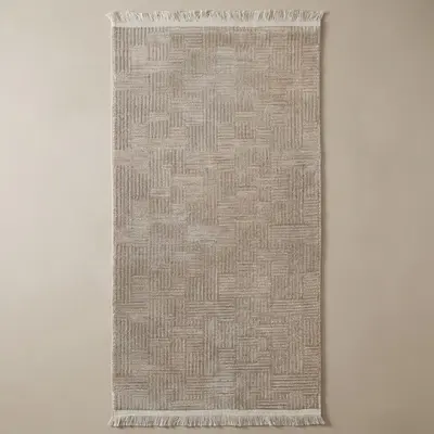 Şönil Dokuma Halı Vizon 100x150 cm