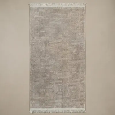 Şönil Dokuma Halı Vizon 120x180 cm