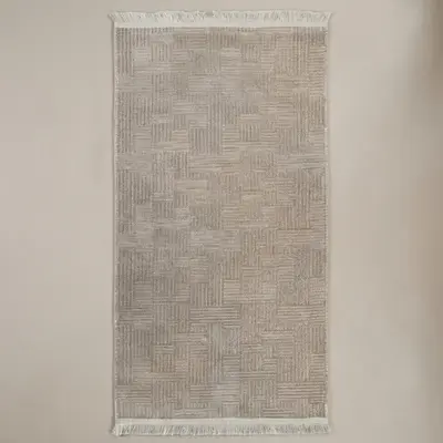 Şönil Dokuma Halı Vizon 80x300 cm