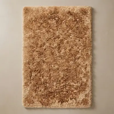 Tüy Dökmez Tavşan Tüyü Halı Camel 14