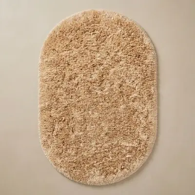 Tüy Dökmez Tavşan Tüyü Halı Camel 16