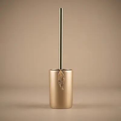 Leaf Tuvalet Fırçası Vizon Altın