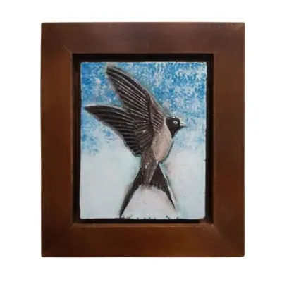 TH Kuş Figürü Dekoratif Pano 3 30X26 Cm 2