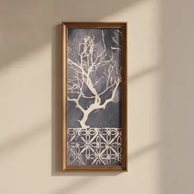 Tablo Gold Ağaç 50x110 Cm