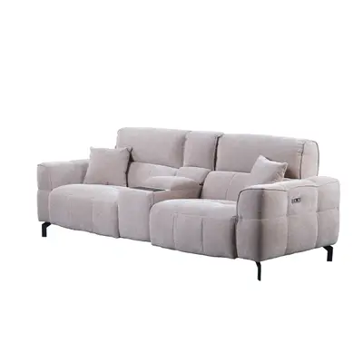 TH Tiffany Ara Modüllü İki Taraflı Recliner İkili Koltuk 2