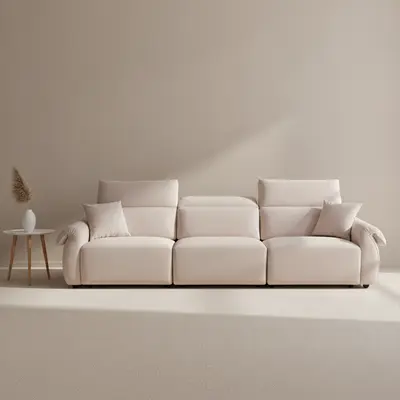 TH Denver Tek Taraflı Recliner Üçlü Koltuk