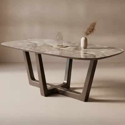 TH Morgan Sabit Yemek Masası - 209 cm