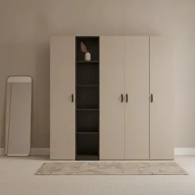 TH Orenda 4 Kapaklı Gardırop