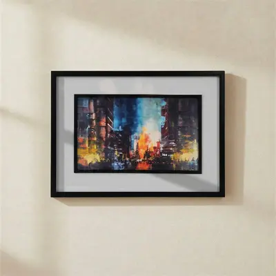 TH Çerçeveli Cam Tablo 54X74 Cm