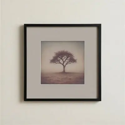 TH Çerçeveli Cam Tablo 60X60 Cm