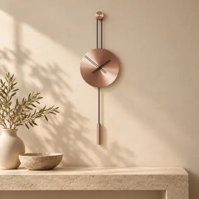 Serenity30Rosegold Duvar Saati