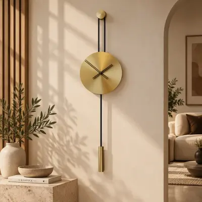 Serenity45Matgold Dekoratif Duvar Saati