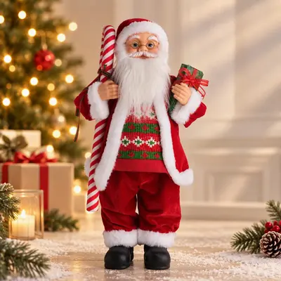 TH Noel Baba Şeker Bastonlu 60Cm