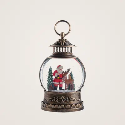 TH Geyikli Noel Baba Premium Kar Küresi 2