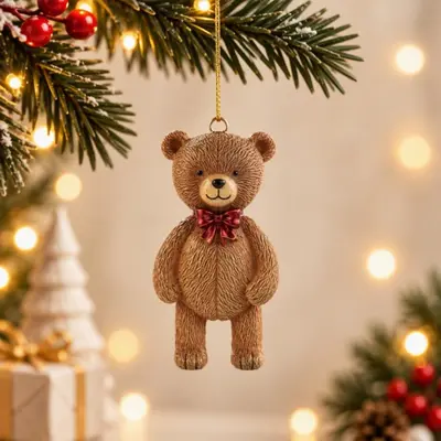 TH Teddy Ayıcık Figürü Ağaç Süsü